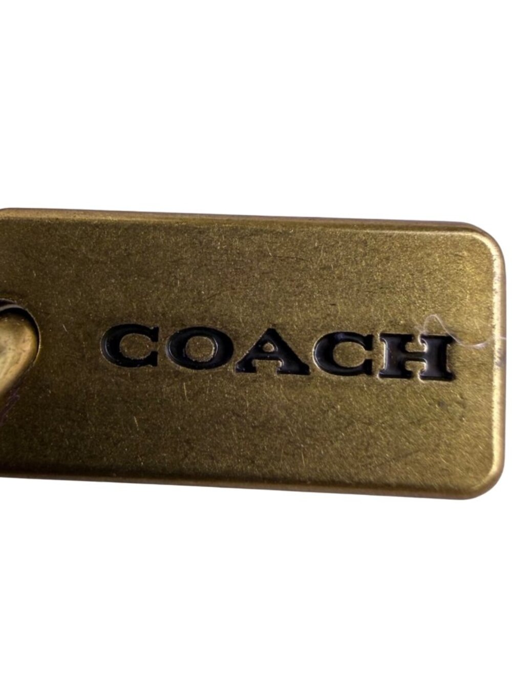 Coach Womens Multicolor Leather Floral Keychain Bag Charm With Gift Box - Picture 5 of 7